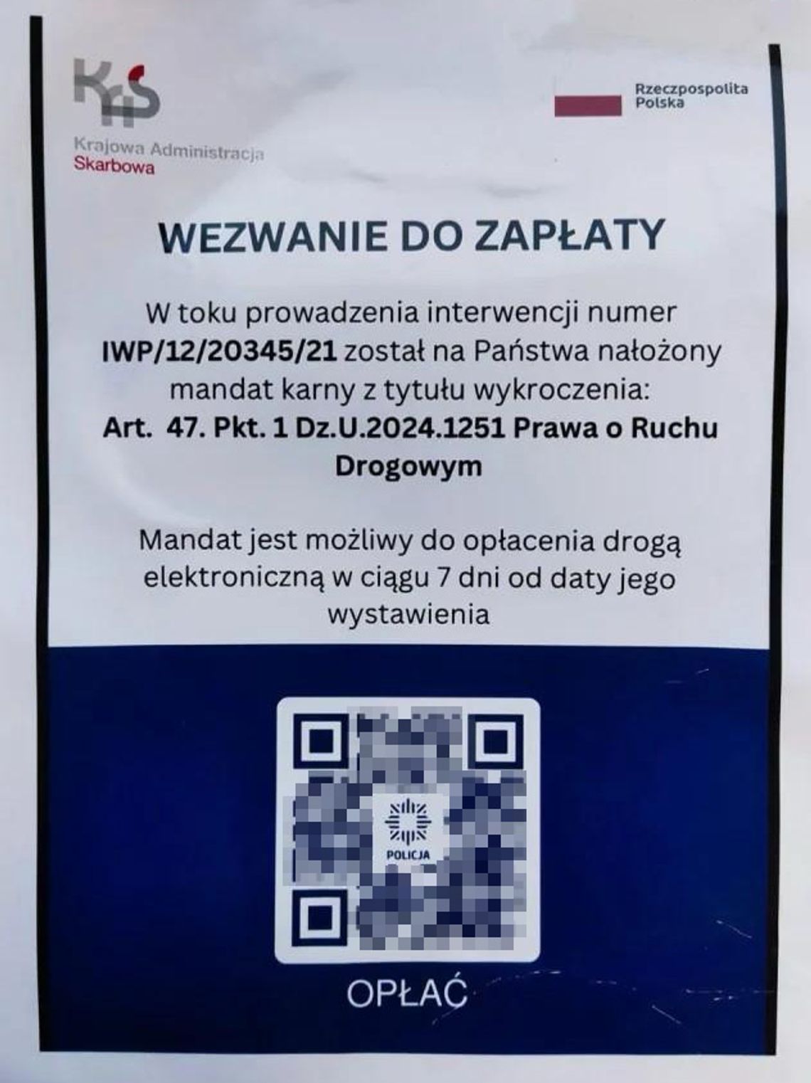 Fałszywe mandaty za wycieraczkami. Skarbówka ostrzega przed nowym oszustwem