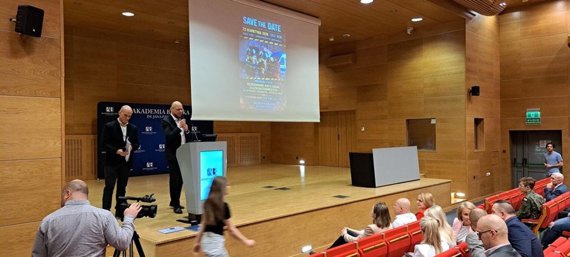 Film o symulacji masowego wypadku wyświetlono na Akademii Bialskiej