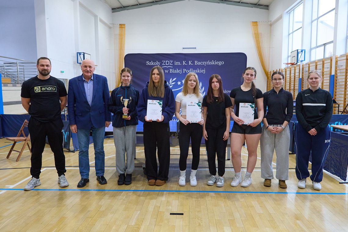 Finał Miasta Biała Podlaska w Drużynowym Tenisie Stołowym Dziewcząt – Licealiada 2026