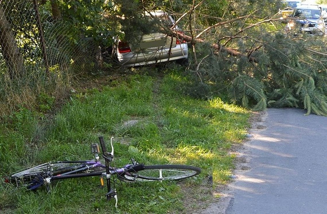 Gmina Biała Podlaska: Nietrzeźwy rowerzysta doprowadził do wypadku