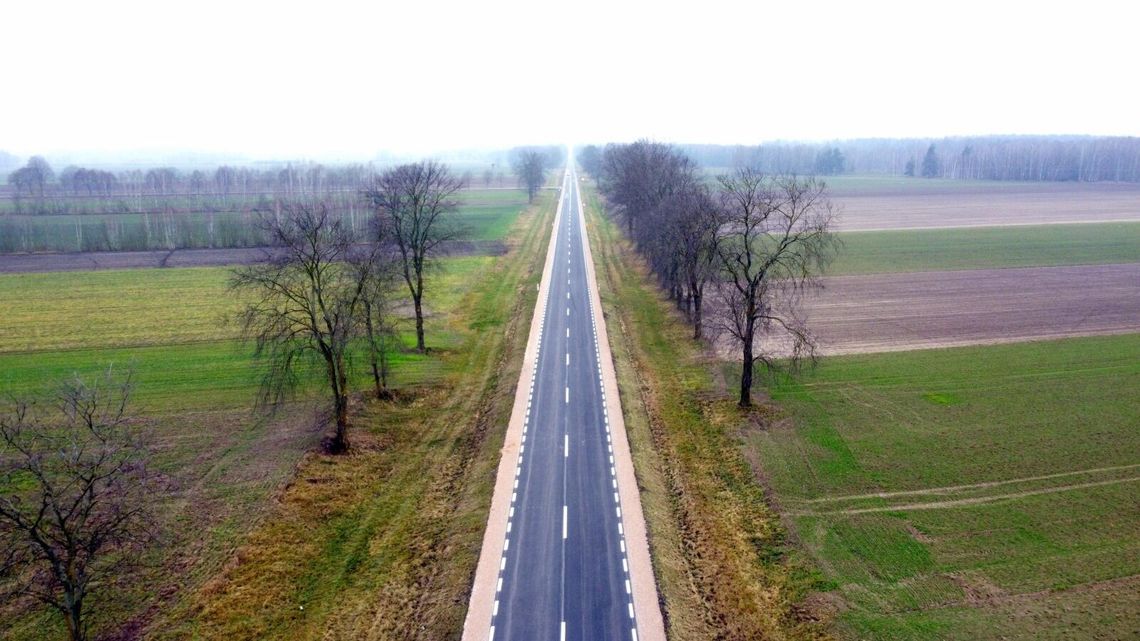 Gmina Jabłoń. Droga wojewódzka jak nowa