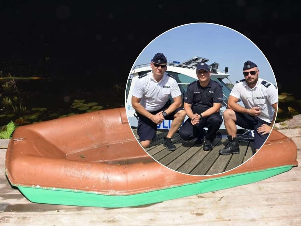 Lubelskie: Policjanci uratowali 2,5-letnie dziecko i kobiety z wywróconej łódki. Były pijane Lubelskie: Policjanci uratowali 2,5-letnie dziecko i kobiety z wywróconej łódki. Były pijane