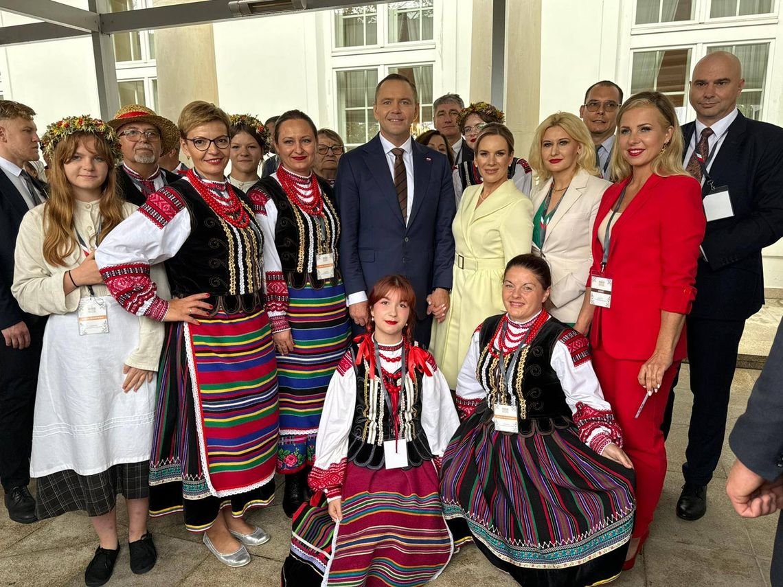 Gmina Sosnówka reprezentowała Lubelszczyznę na Dożynkach Prezydenckich [ZDJĘCIA]