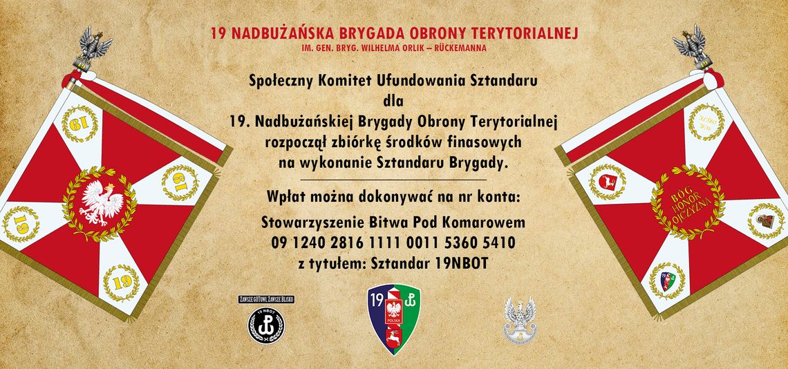 Historyczny moment dla 19. Nadbużańskiej Brygady Obrony Terytorialnej