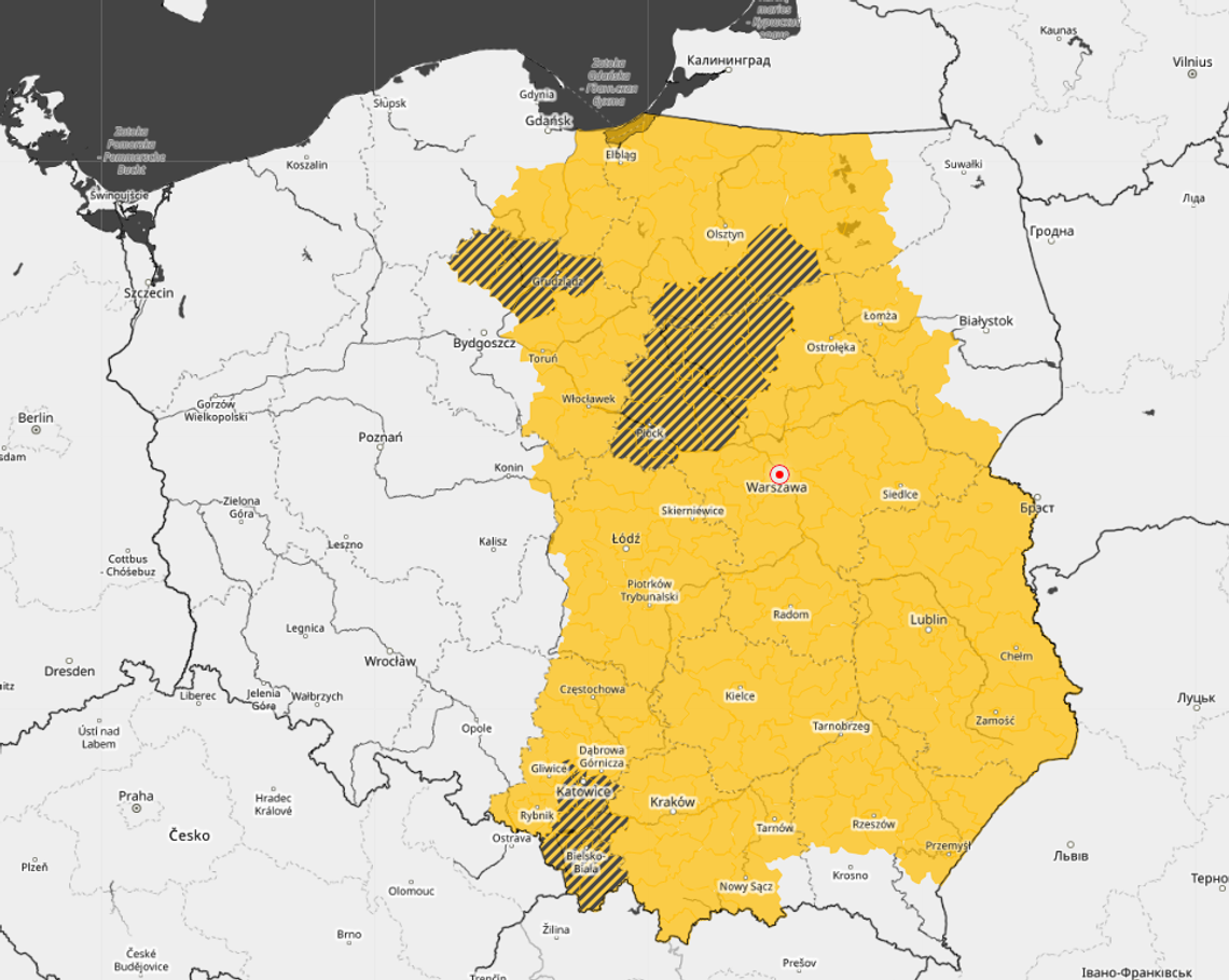 Idzie gwałtowny deszcz? IMGW ostrzega przed burzami