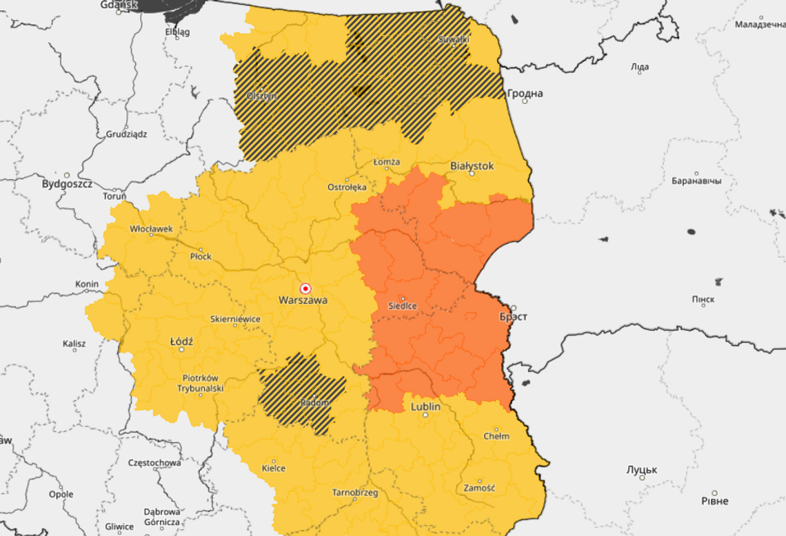 IMGW ostrzega. Niebezpiecznie w pogodzie dziś do wieczora