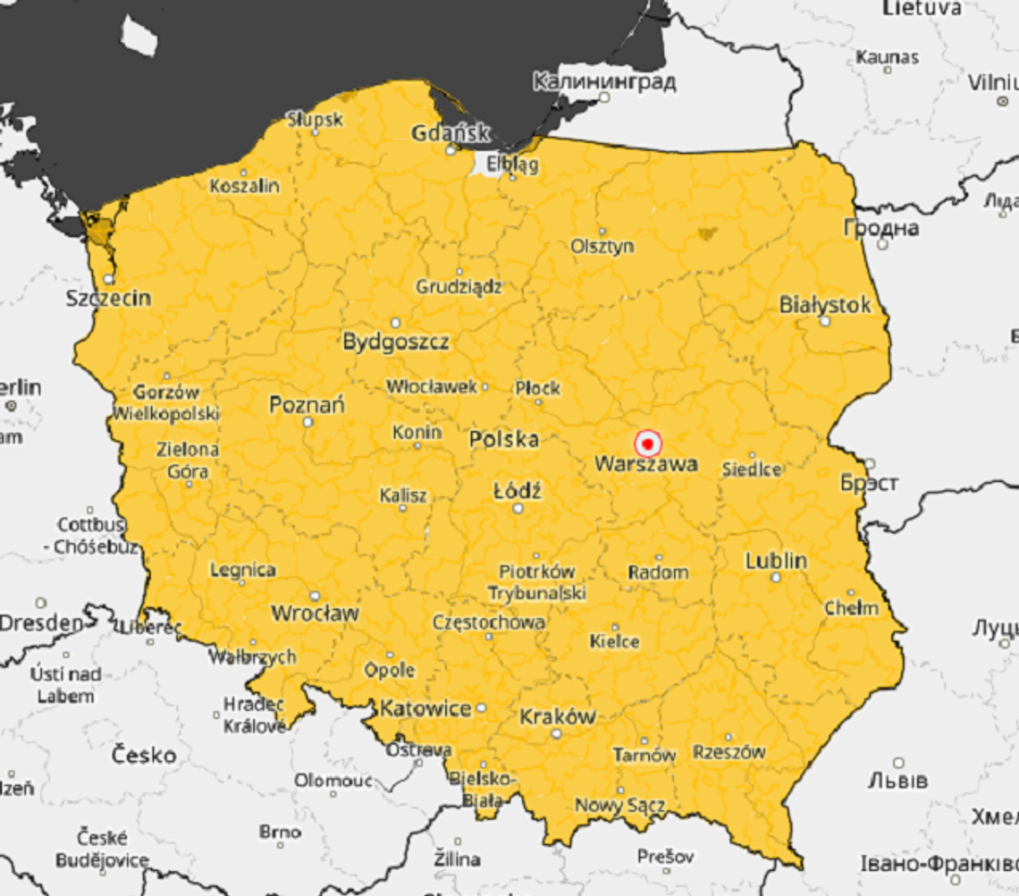 IMGW ostrzega przed przymrozkami