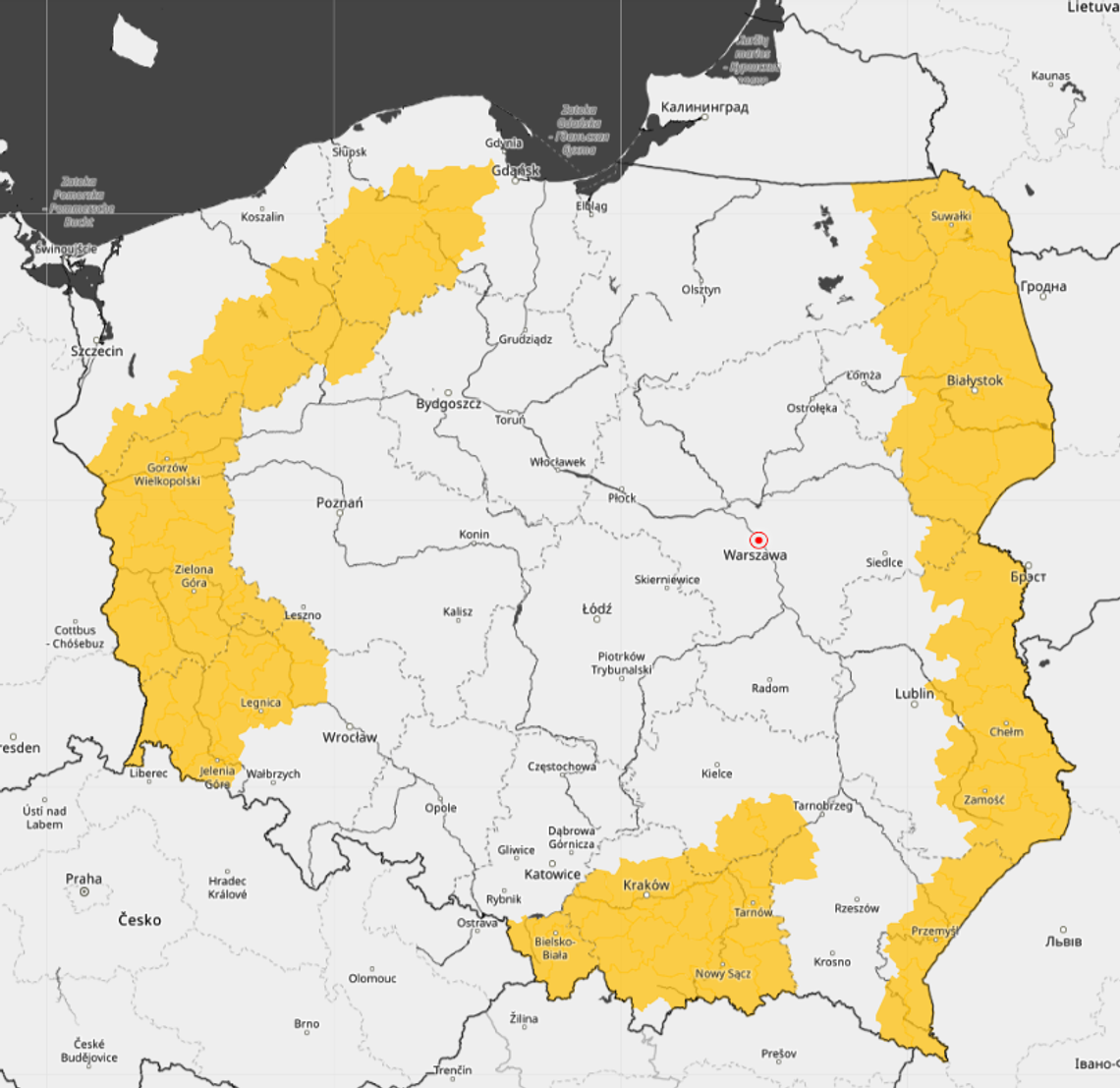 IMGW ostrzega przed silnym mrozem. Alert dla trzech powiatów!