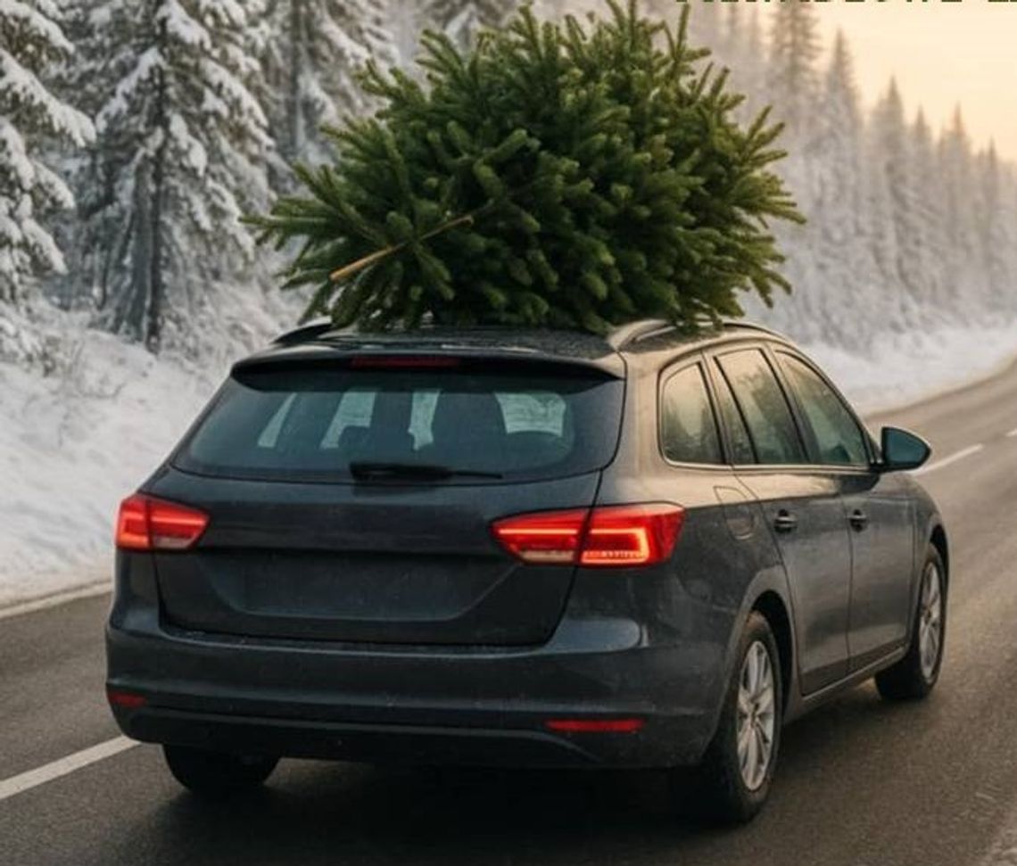 Jak bezpiecznie przewieźć autem choinkę?