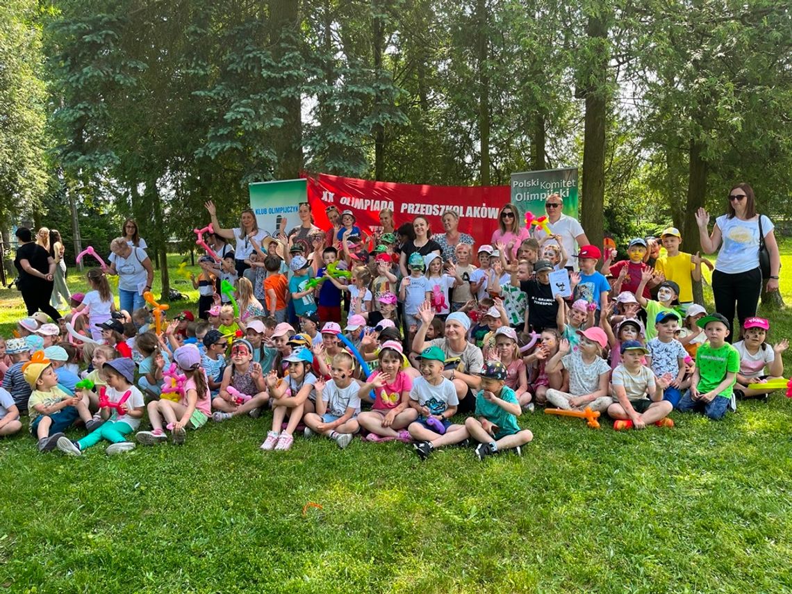 Jubileuszowo, radośnie i sportowo! XX Olimpiada Przedszkolaka