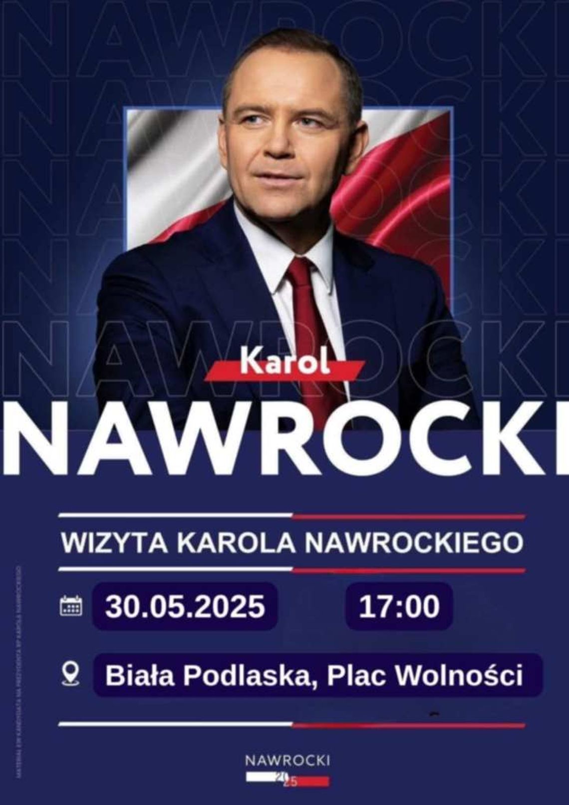 Karol Nawrocki w Białej Podlaskiej
