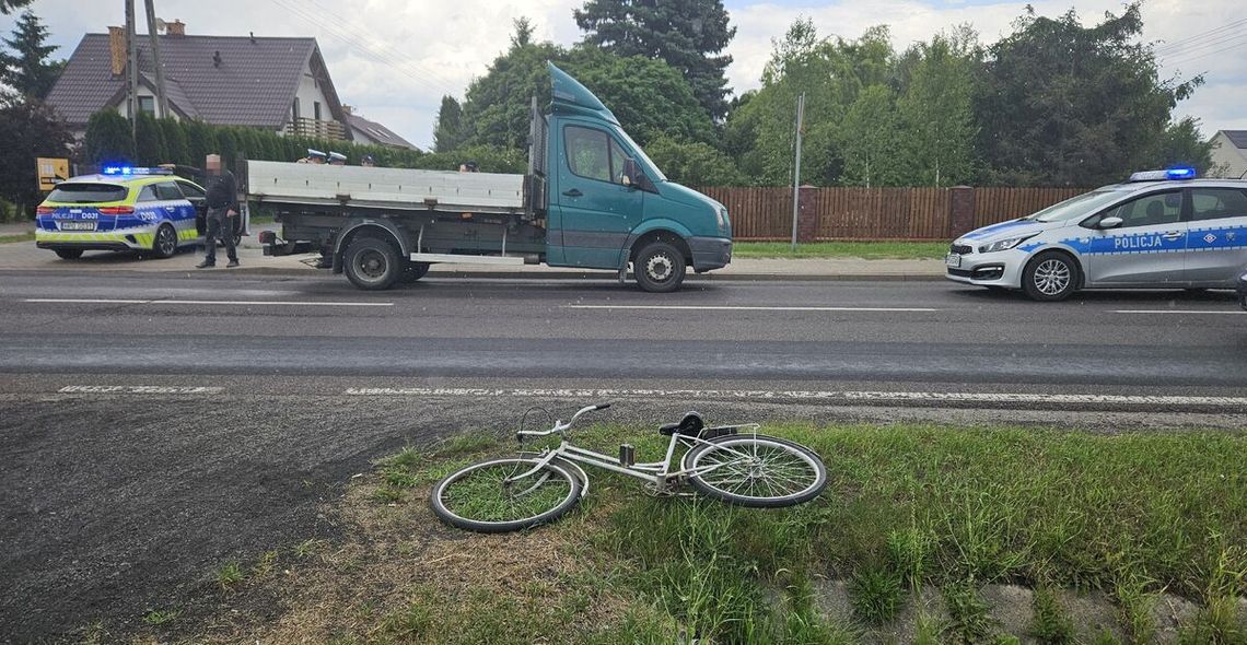Rowerzysta trafił do szpitala po wypadku na DK-63 w Ulan-Majoracie Rowerzysta trafił do szpitala po wypadku na DK-63 w Ulan-Majoracie