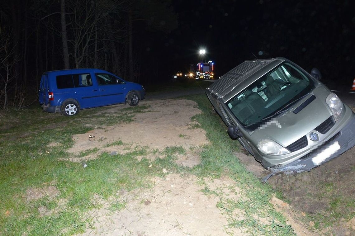 Kierowca bez uprawnień spowodował wypadek w Sycynie