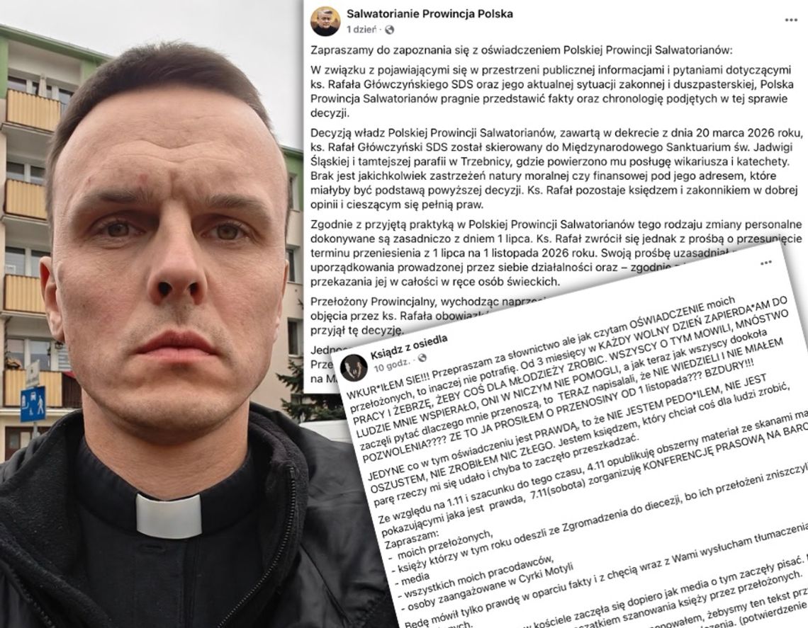 „Ksiądz z osiedla” kontra zakon. Padły mocne słowa „Ksiądz z osiedla” kontra zakon. Padły mocne słowa