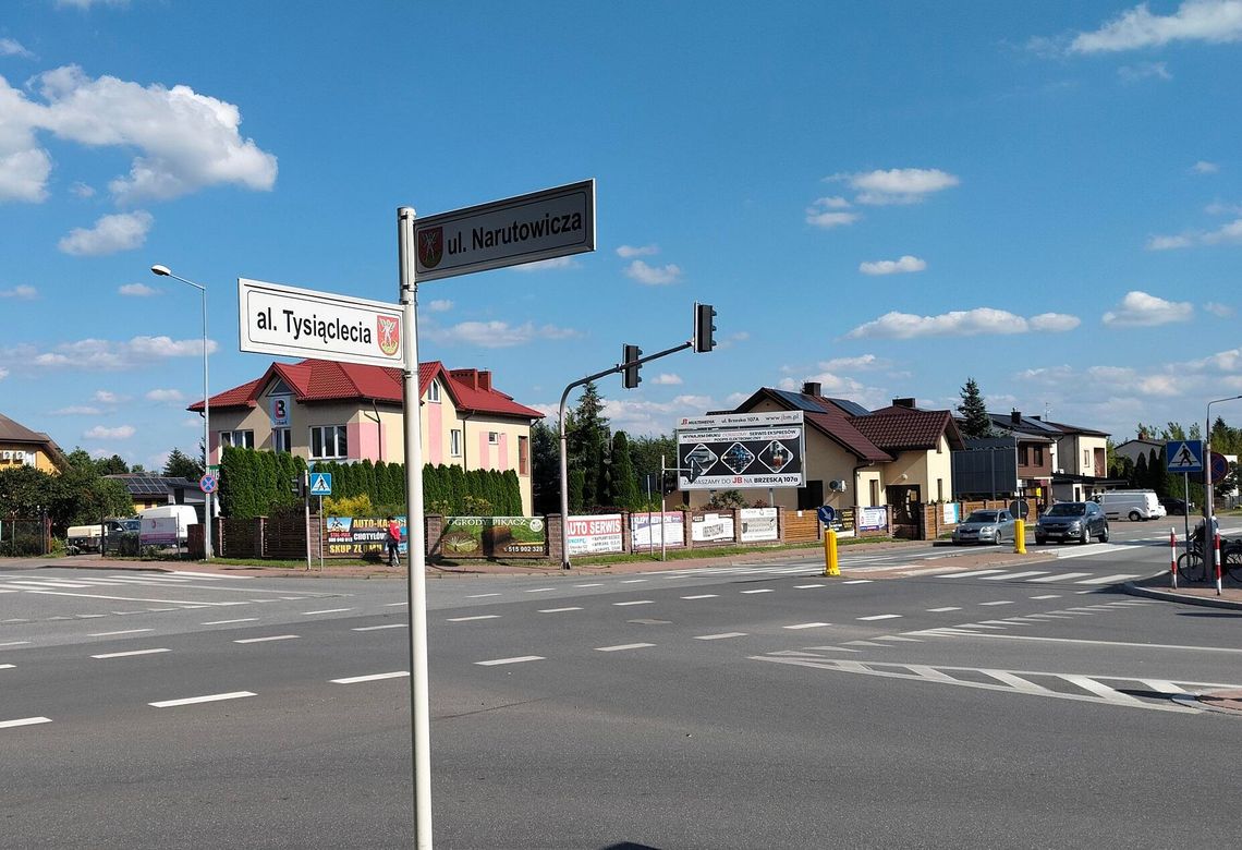 Biała Podlaska. Urzędnicy obiecują konkretne działania w sprawie al. Tysiąclecia Biała Podlaska, al. Tysiąclecia, październik 2025