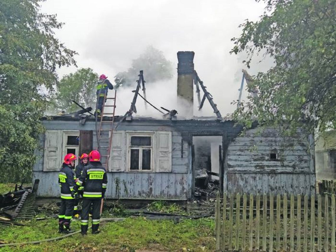Łomazy: Pożar strawił cały dobytek Łomazy: Pożar strawił cały dobytek