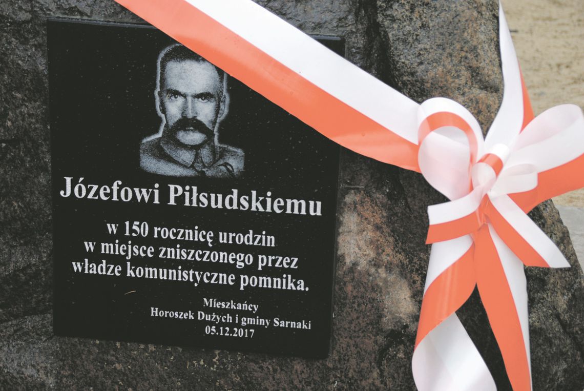 ŁOSICE: Mieszkańcy postawili pomnik marszałkowi