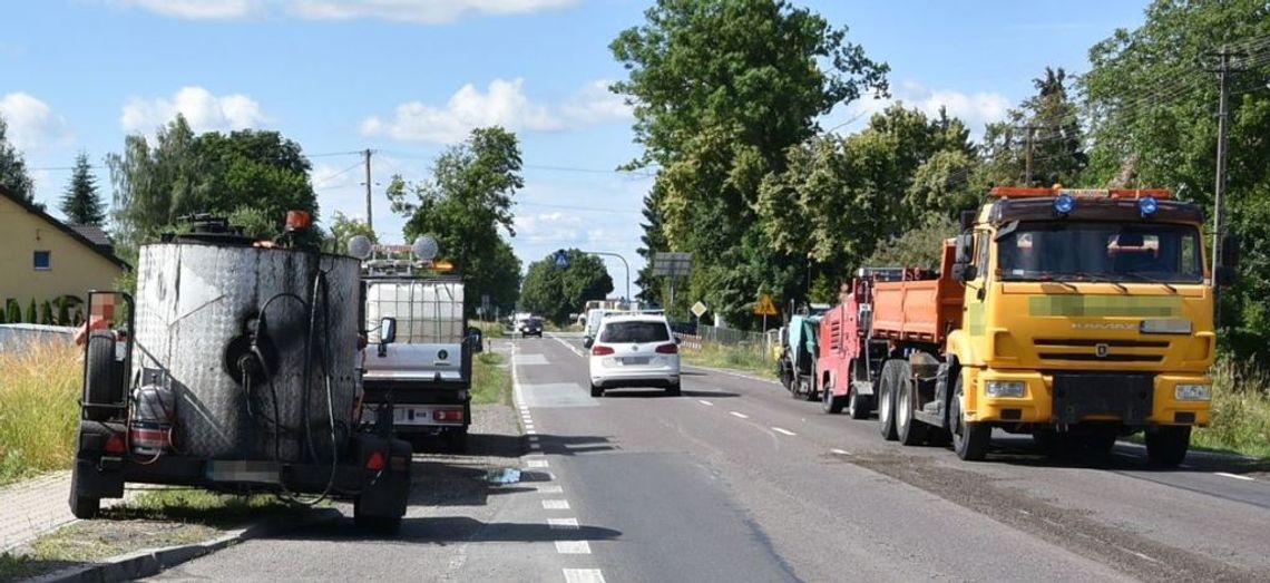 Potrącił robotnika, który był na cyku. Wezwano LPR