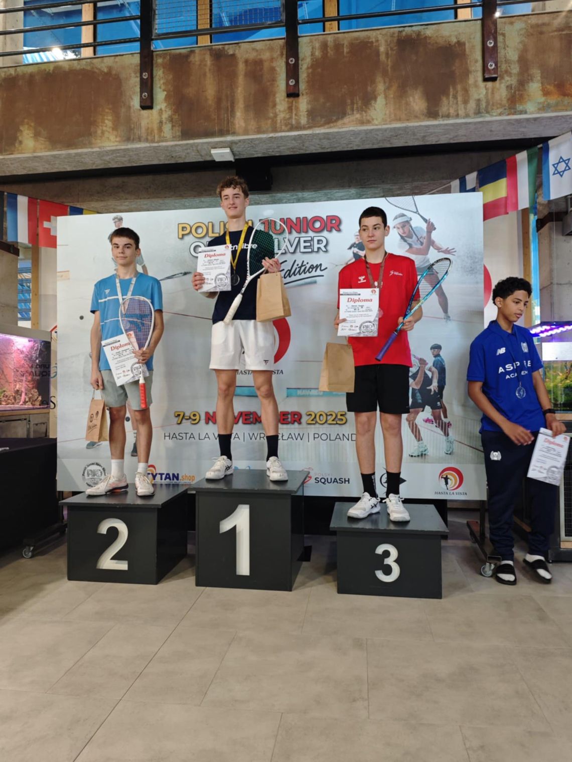 Marcel na podium Polish Junior Open