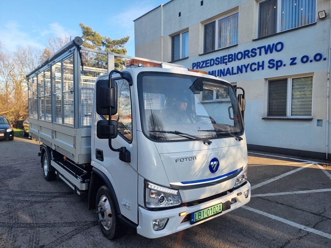 Międzyrzec Podlaski. Pierwsza elektryczna śmieciarka na ulicach miasta Międzyrzec Podlaski. Pierwsza elektryczna śmieciarka na ulicach miasta
