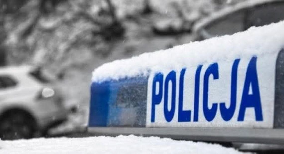 policja snieg samochód wypadek borki wyryki gmina zbuczyn biała podlaska