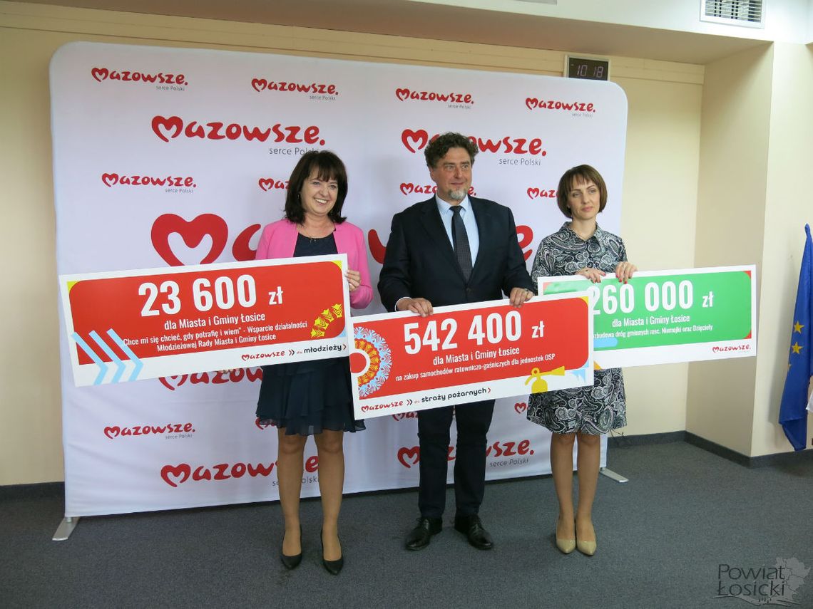 Miliony dla powiatu łosickiego. Sprawdź, kto i na co dostał dofinansowanie