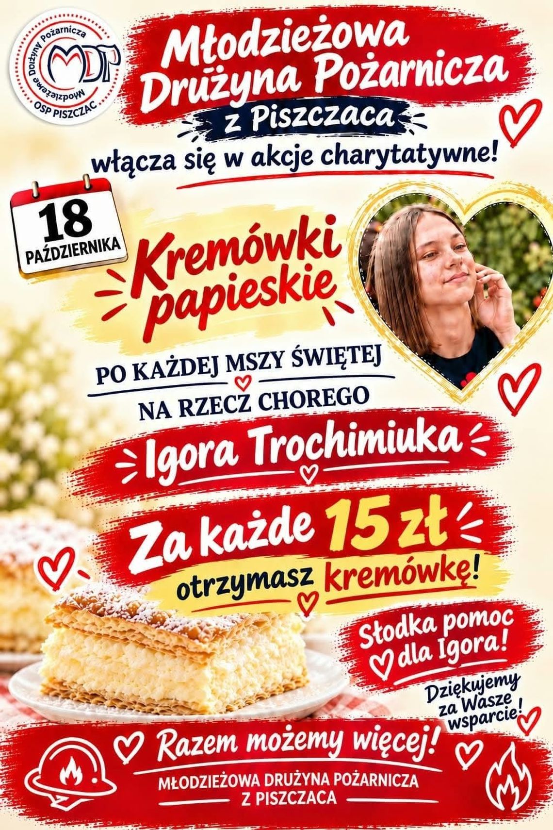Młodzieżowa Drużyna Pożarnicza z Piszczaca gra dla Igora Młodzieżowa Drużyna Pożarnicza z Piszczaca gra dla Igora