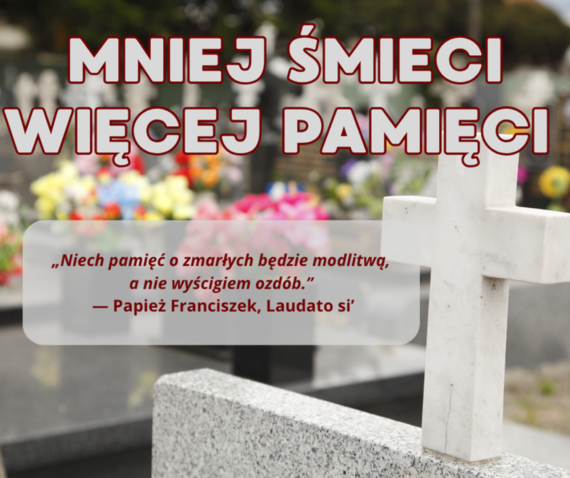 Caritas: "wystarczy jeden znicz, jedna wiązanka" Caritas: "wystarczy jeden znicz, jedna wiązanka"