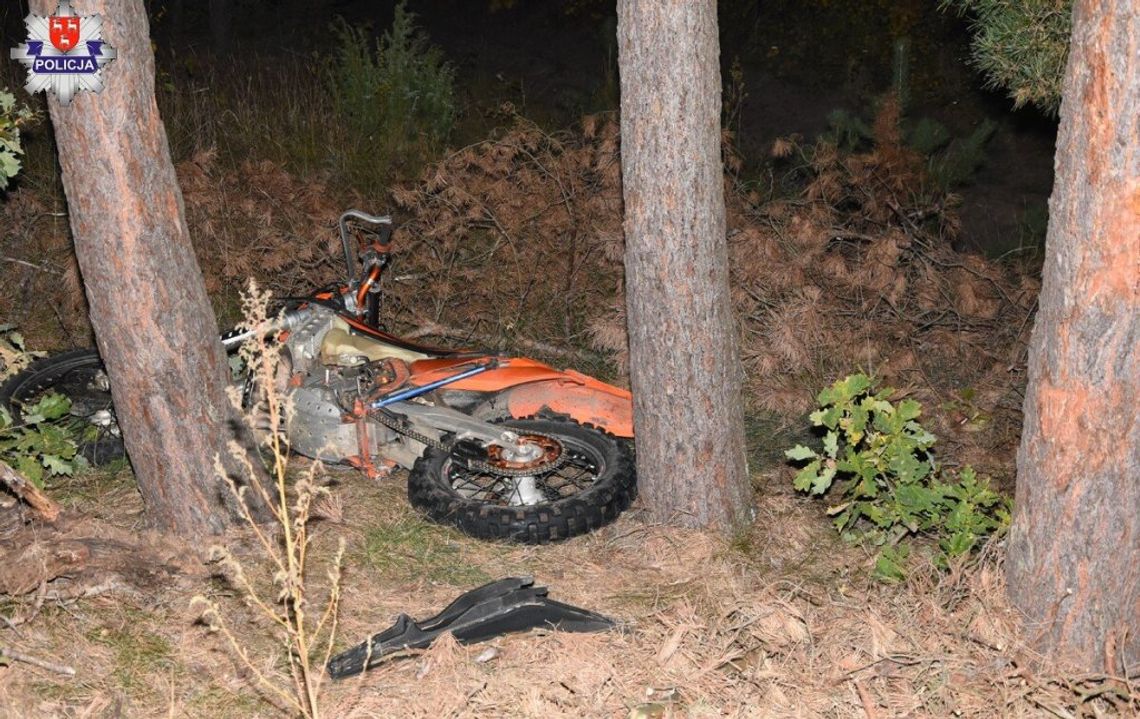 Motocyklista zabrany do szpitala. Nie wiedział, gdzie jest Motocyklista zabrany do szpitala. Nie wiedział, gdzie jest