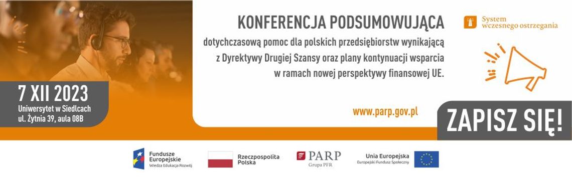 Możliwości pomocy dla przedsiębiorców w trudnościach – konferencja PARP