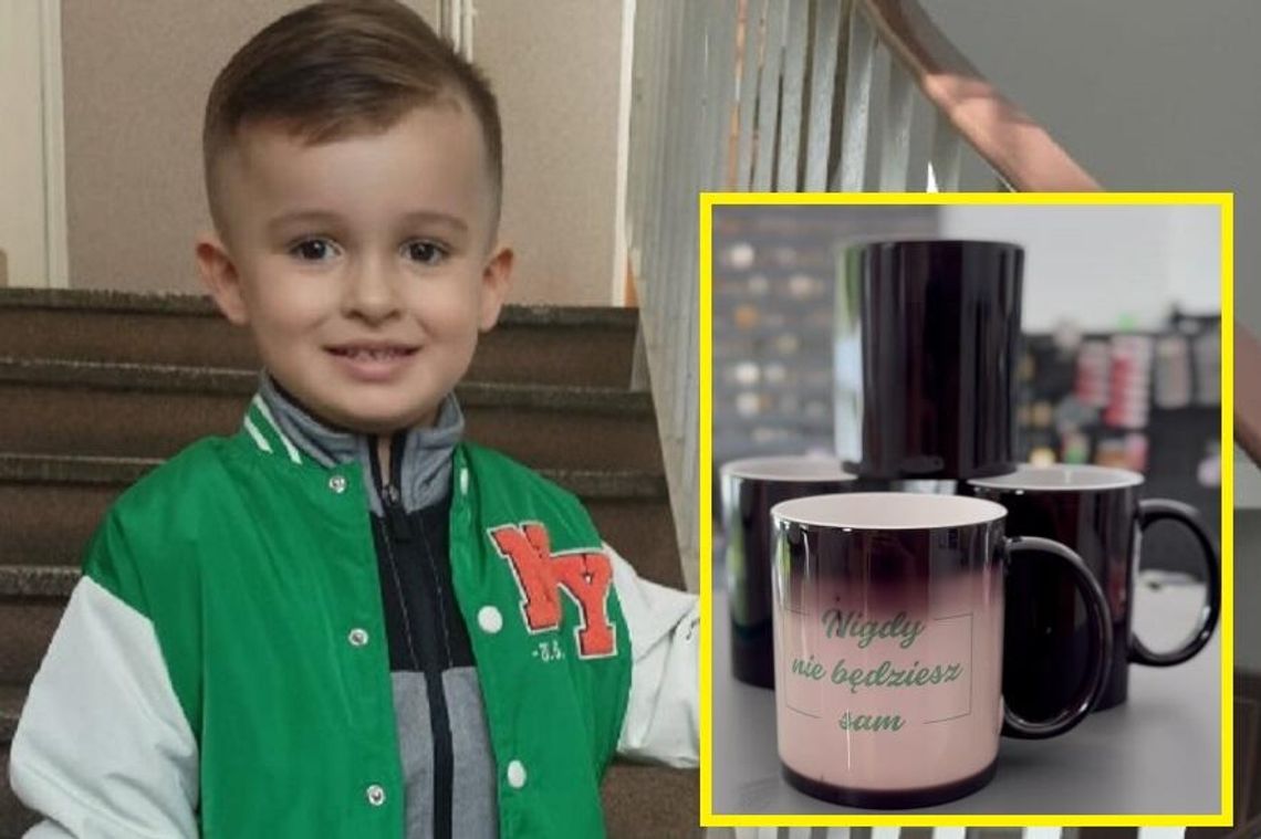 Nie zapomnieli o małym Ignasiu. Sprzedają dla niego kubki