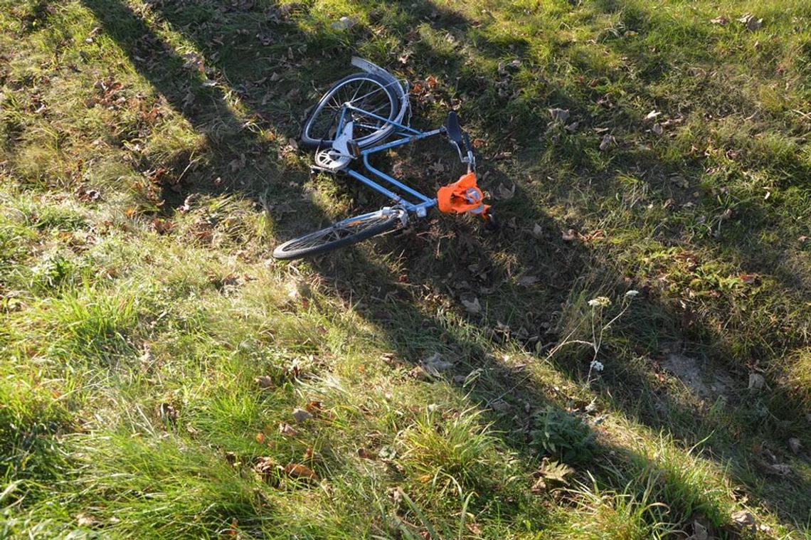 Nie zauważyła cyklisty, bo oślepiło ją słońce