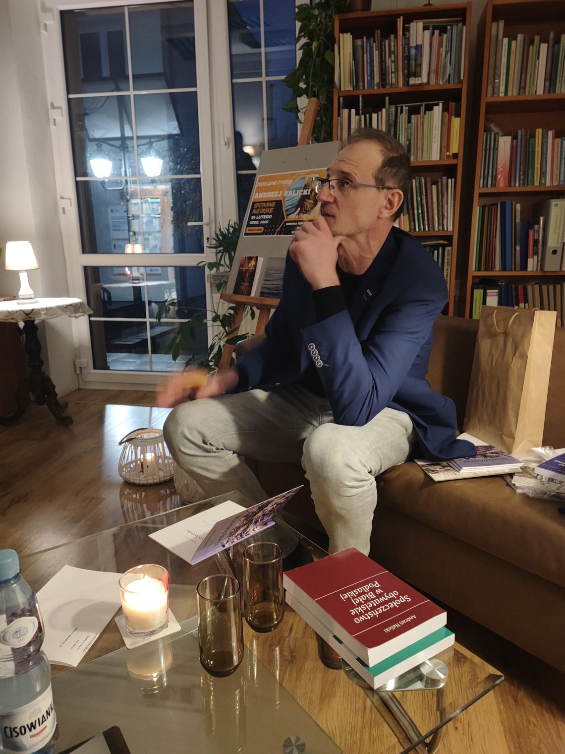 "Niektóre wiersze powstają na ulicy". To było ciekawe popołudnie z Andrzejem Halickim "Niektóre wiersze powstają na ulicy". To było ciekawe popołudnie z Andrzejem Halickim