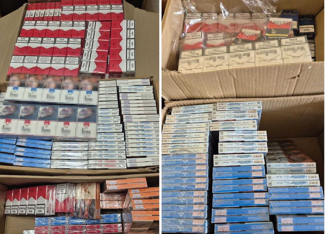 Nielegalne papierosy za ponad 55 tysięcy złotych Nielegalne papierosy za ponad 55 tysięcy złotych