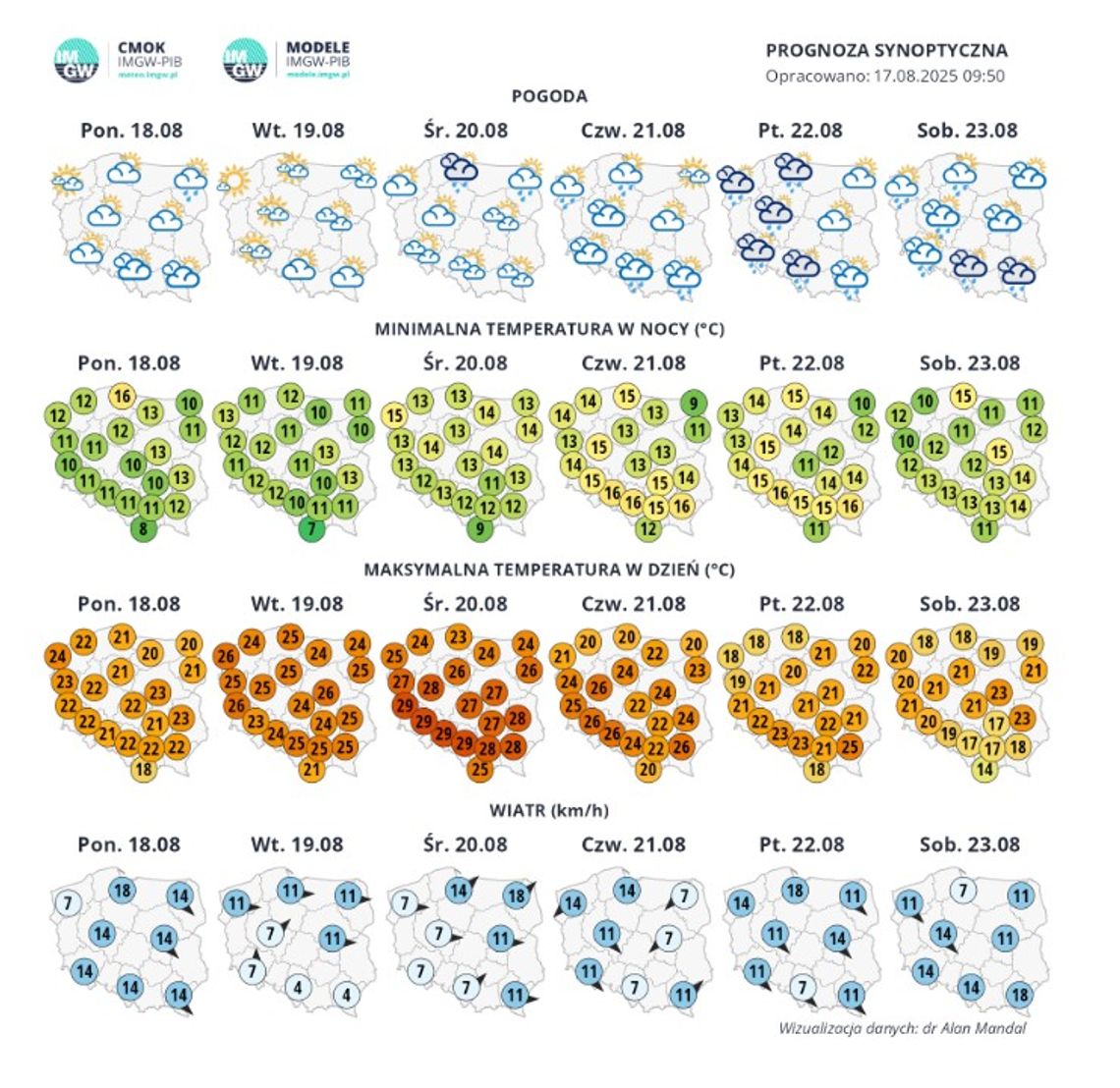 Nocą temperatury spadną do kilku stopni
