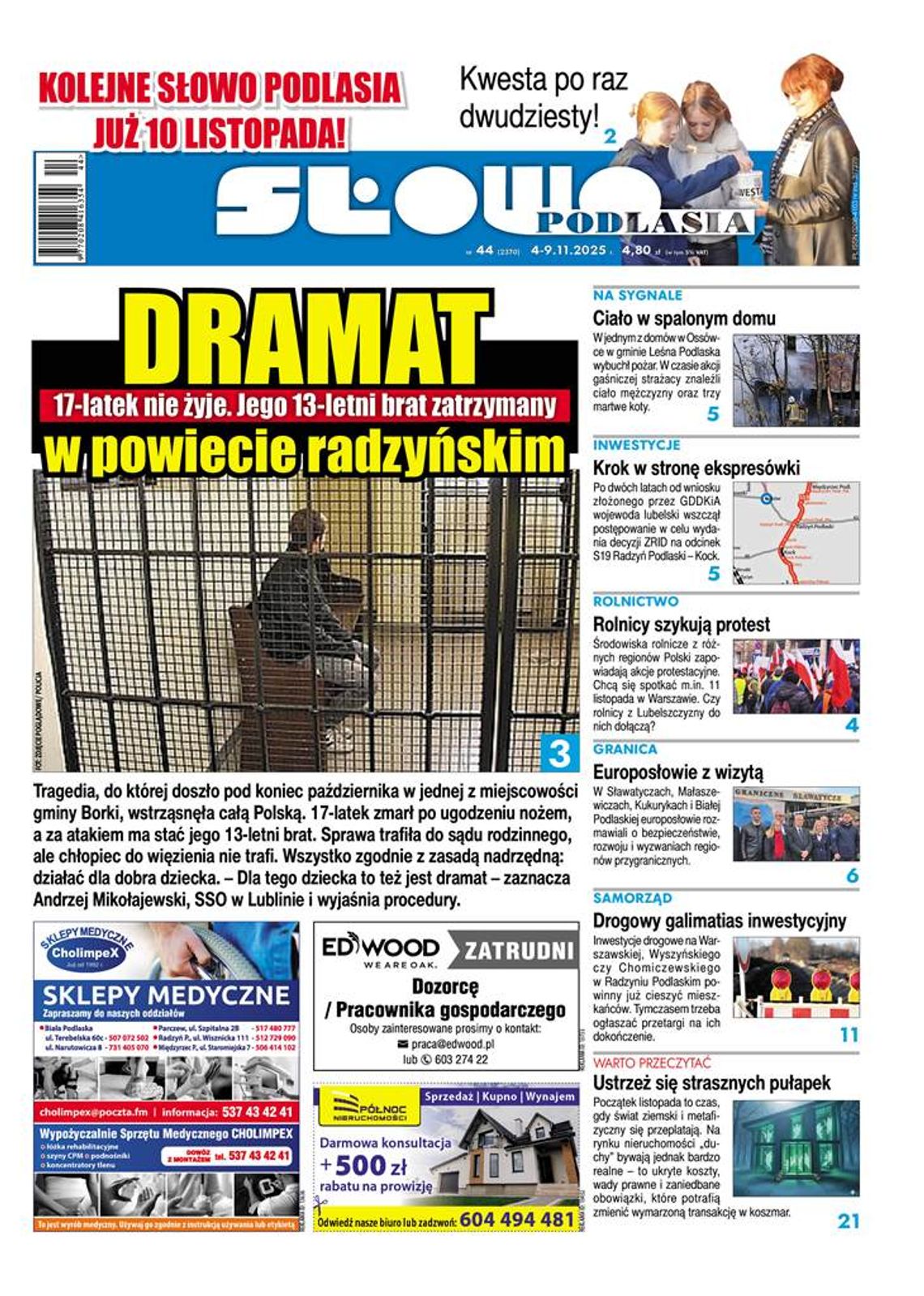 Nowe wydanie Słowa Podlasia już gotowe! Sprawdźcie, o czym piszemy Nowe wydanie Słowa Podlasia już gotowe! Sprawdźcie, o czym piszemy