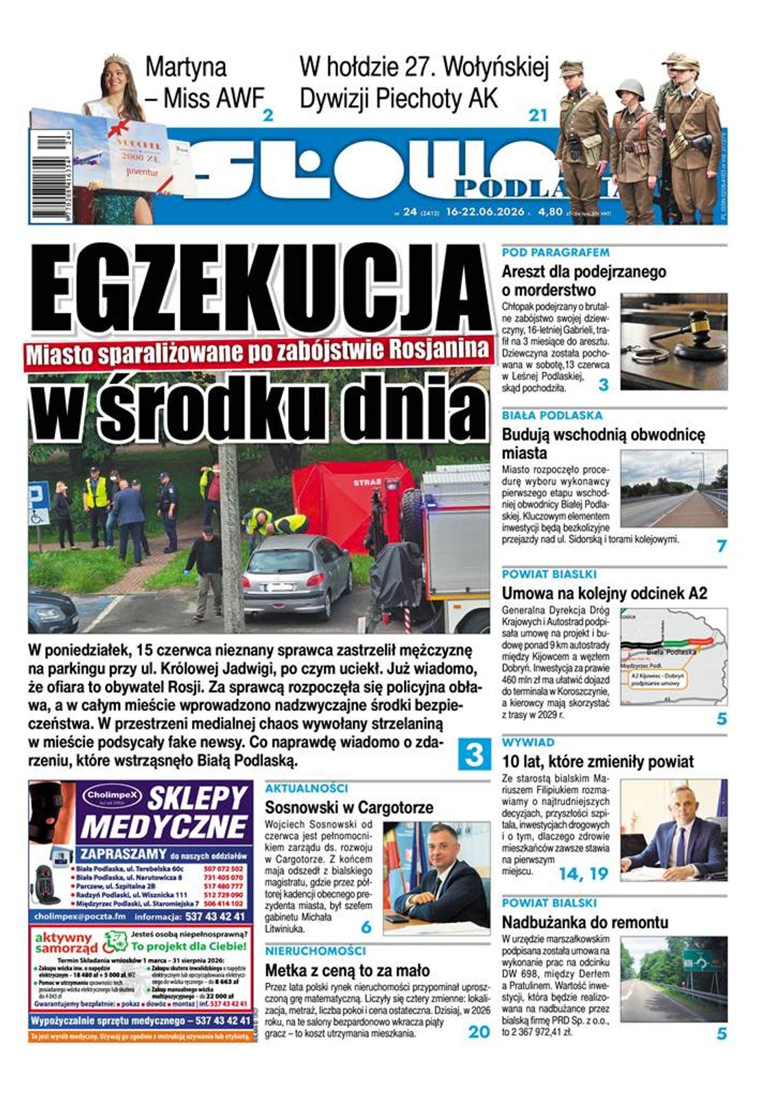 Nowe wydanie Słowa Podlasia już gotowe! Sprawdźcie, o czym piszemy Nowe wydanie Słowa Podlasia już gotowe! Sprawdźcie, o czym piszemy