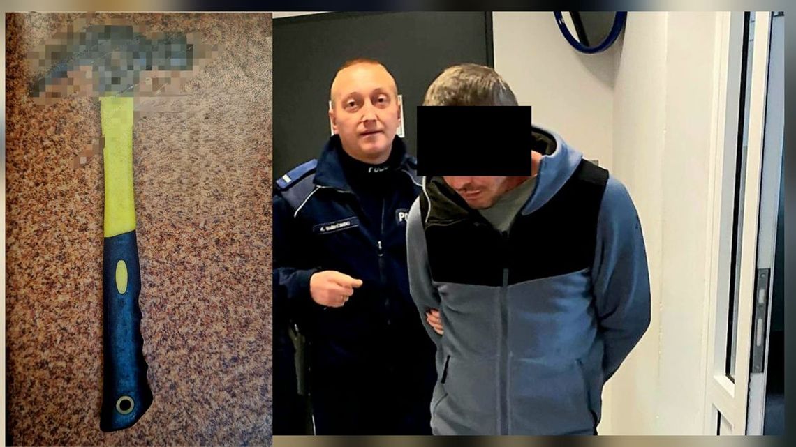 Rozbój z młotkiem w ręku. Parczew, październik 2025