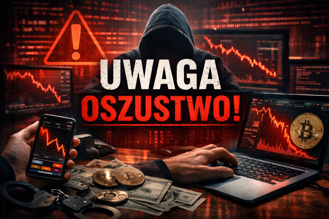 Parczew. "Inwestował" w kryptowaluty. Stracił 70 tys. zł oszust