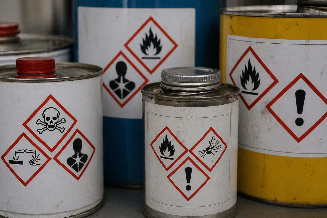 chemikalia w garażu parczew prokuratura