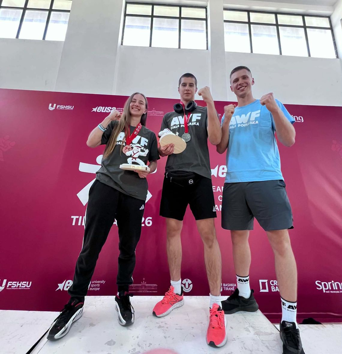 Paweł i Gabriela z medalami Akademickich Mistrzostw Europy Paweł i Gabriela z medalami Akademickich Mistrzostw Europy