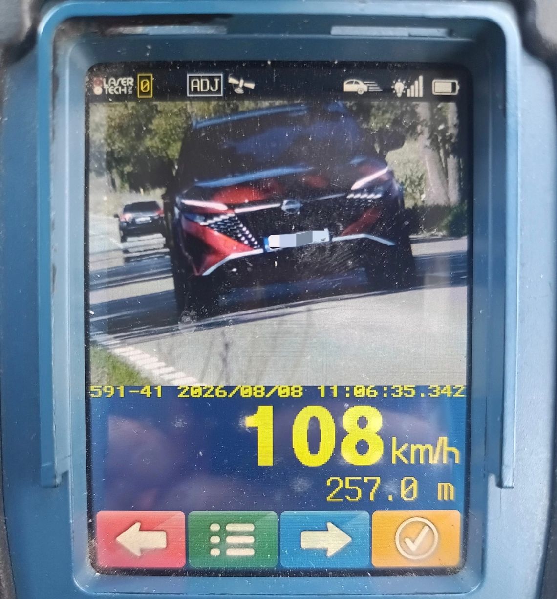 Pędził 108 km/h w obszarze zabudowanym Pędził 108 km/h w obszarze zabudowanym