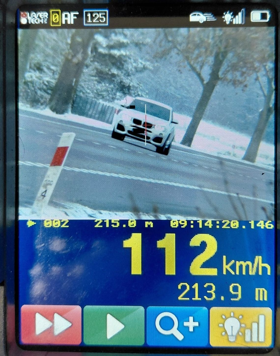 Pędził BMW przez Tłuściec. Stracił prawo jazdy kierowca bmw samochód prędkość mandat strata prawa jazdy tłuściec międzyrzec podlaski biała podlaska policja drogówka