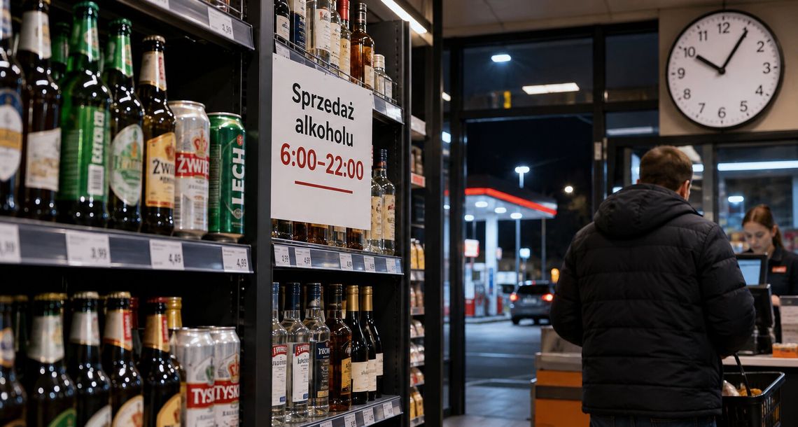 Po 22 nie kupisz alkoholu nawet na stacji Po 22 nie kupisz alkoholu nawet na stacji