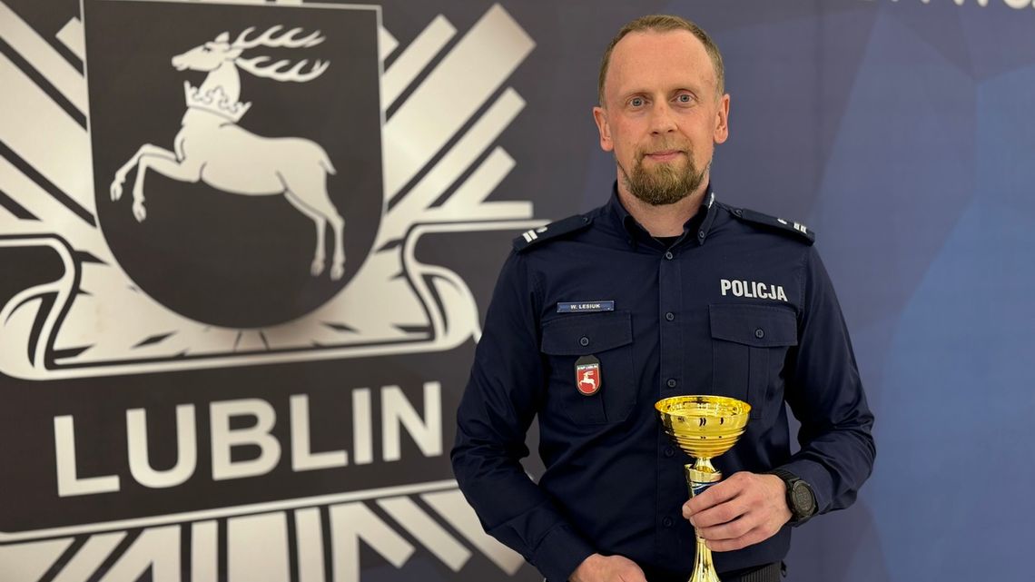 Nasz policjant na podium. Będzie reprezentował lubelski garnizon Nasz policjant na podium. Będzie reprezentował lubelski garnizon
