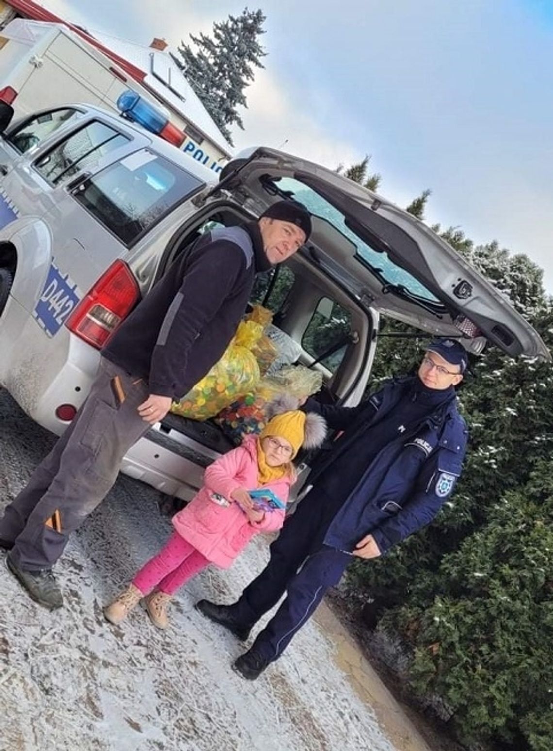 Policjanci wsparli Zuzię Witek