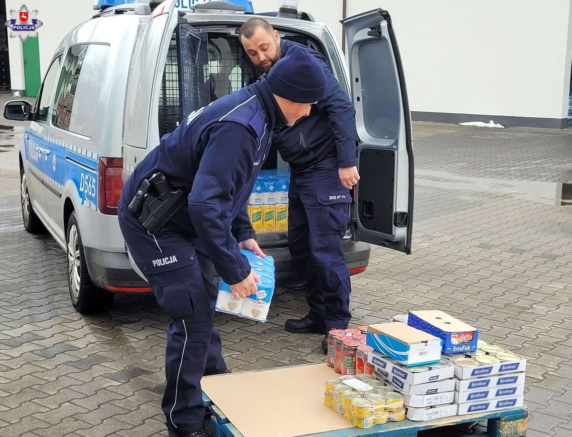 Policjanci z Parczewa znów pomogli Ukraińcom. Brawo!