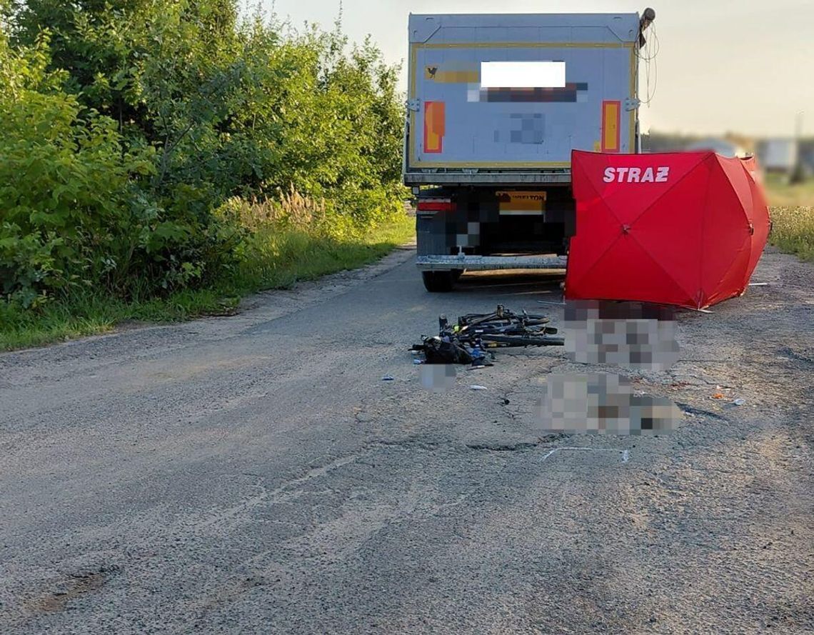 POWIAT BIALSKI: Ciężarówka śmiertelnie potraciła rowerzystkę POWIAT BIALSKI: Ciężarówka śmiertelnie potraciła rowerzystkę