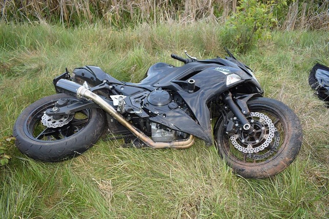 Powiat bialski. Dwa wypadki z udziałem motocyklistów