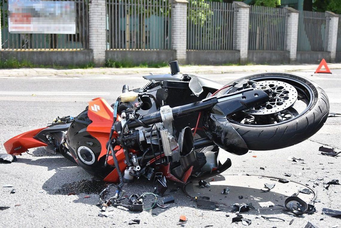Powiat bialski. Dwóch motocyklistów w szpitalu [ZDJĘCIA]